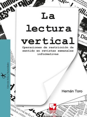 cover image of La lectura vertical